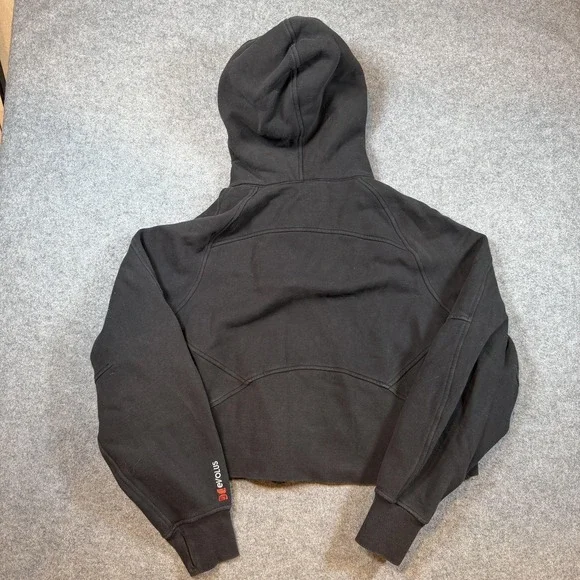 Lululemon Hoodie Womens M/L Black Scuba Oversized Full Zip Evolve LW3EOZS - Picture 6 of 9